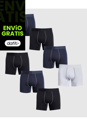 Boxer X7 Para Hombre Filete Medio Color Surtido Marca Patprimo #44000563 Patprimo