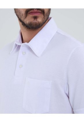 Polo Para Hombre Cuello Maquina Con Bolsillo Color Blanco Marca Patprimo #44112699