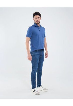 Polo Para Hombre Cuello Maquina Con Bolsillo Color Azul Marca Patprimo #44112736