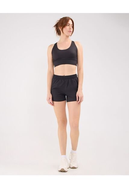 Short Unicolor  Para Mujer Negro Patprimo