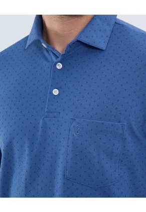 Polo Para Hombre Cuello Maquina Con Bolsillo Color Azul Marca Patprimo #44112736