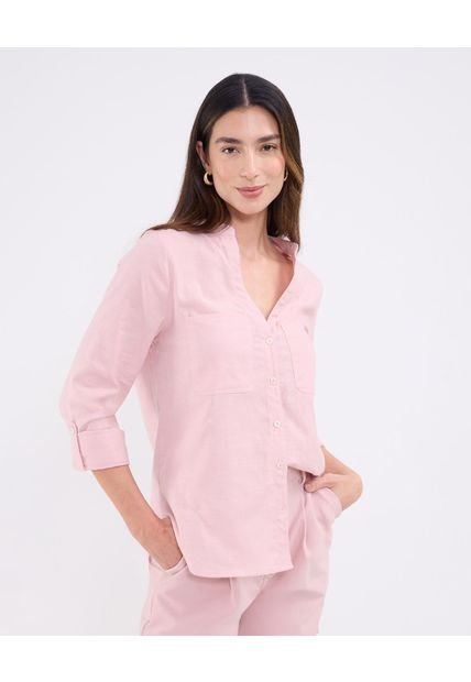 Blusa Para Mujer Manga Larga Color Rosa Marca Patprimo #30123495