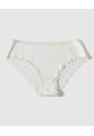Panty Clásico Unicolor Con Elástico Visible  Para Mujer Blanco Patprimo de Patprimo
