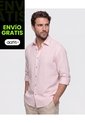 Camisa Unicolor Manga Larga Para Hombre  Para Hombre Negro Patprimo de Patprimo