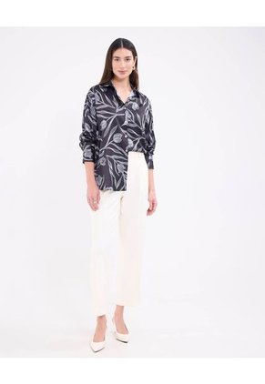 Camisa Para Mujer Manga Larga Color Negro Marca Patprimo #30010694