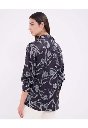 Camisa Para Mujer Manga Larga Color Negro Marca Patprimo #30010694