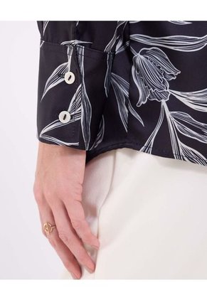 Camisa Para Mujer Manga Larga Color Negro Marca Patprimo #30010694