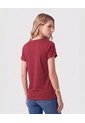 Camiseta Estampada Manga Corta Para Mujer  Para Mujer Vino Patprimo de Patprimo