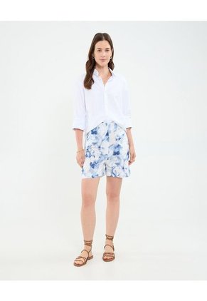 Bermuda Para Mujer Regular Corto Color Azul Marca Patprimo #30100380