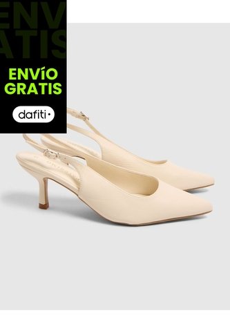 Tacones Descubiertos  Para Mujer Crudo Patprimo Patprimo