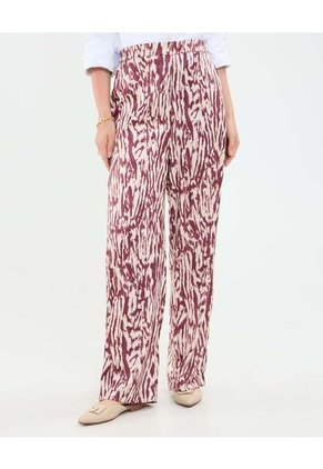 Pantalón Para Mujer Moda Color Vino Marca Patprimo #30071993