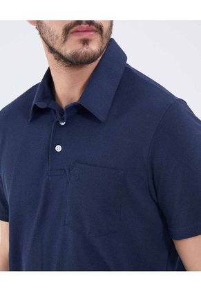 Polo Para Hombre Cuello Maquina Con Bolsillo Color Azul Marca Patprimo #44112699