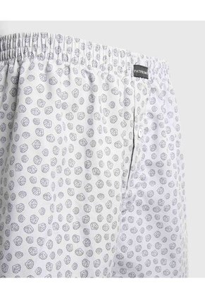 Bóxer Amplio Estampado X1 Para Hombre Gris Patprimo