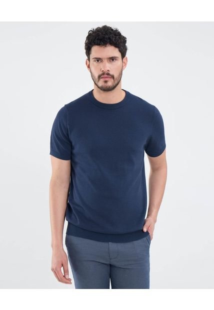 Saco Para Hombre Cuello Redondo Color Azul Marca Patprimo #44330224