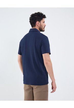 Polo Para Hombre Cuello Maquina Con Bolsillo Color Azul Marca Patprimo #44112699