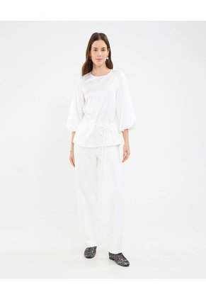 Blusa Para Mujer Manga Larga Color Blanco Marca Patprimo #30123541