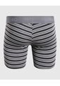 Bóxer Medio A Rayas X1 Para Hombre Gris Patprimo de Patprimo