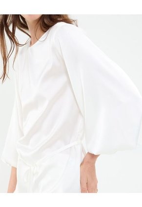 Blusa Para Mujer Manga Larga Color Blanco Marca Patprimo #30123541