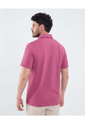 Polo Para Hombre Cuello Maquina Con Bolsillo Color Vino Marca Patprimo #44112699
