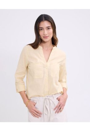 Blusa Para Mujer Manga Larga Color Amarillo Marca Patprimo #30123495