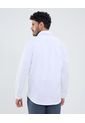 Camisa Para Hombre Manga Larga Sin Bolsillo Cuello Casual M Color Blanco Marca Patprimo #44013098 de Patprimo