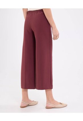 Pantalón Para Mujer Multiusos Plano Color Vino Marca Patprimo #30071991