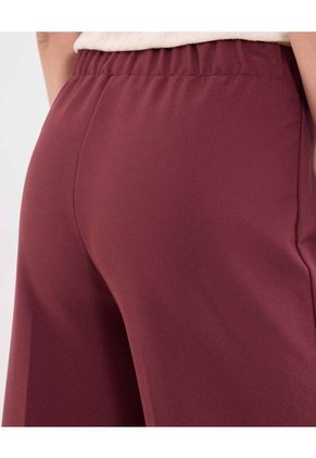 Pantalón Para Mujer Multiusos Plano Color Vino Marca Patprimo #30071991