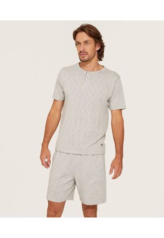 Bermuda Para Hombre  Color Gris Jaspe Marca Patprimo #44100343 Patprimo