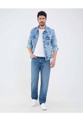 Chaqueta Para Hombre Trucker Color Azul Marca Patprimo #44080331