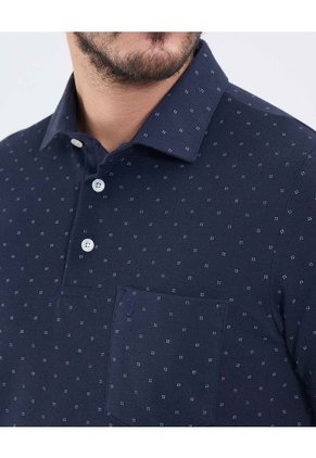 Polo Para Hombre Cuello Maquina Con Bolsillo Color Azul Marca Patprimo #44112736