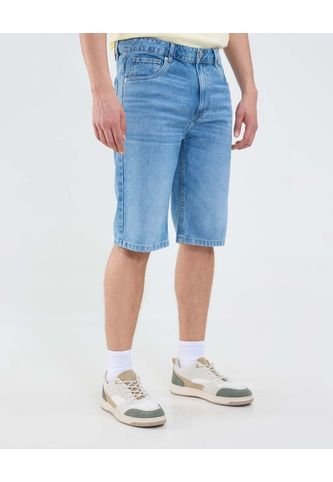 Bermuda Para Hombre Regular Corto Color Azul Marca Patprimo #44100519 Patprimo