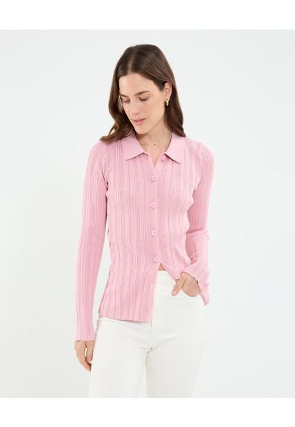 Saco Para Mujer Cardigan Color Rosa Marca Patprimo #30330626