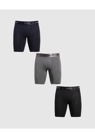 Boxer X3 Para Hombre Filete Medio Color Negro Marca Patprimo #44000502 Patprimo