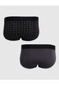 Pantaloncillo Brief  Estampado En Lycra-Algodón X1 Para Hombre Negro Patprimo de Patprimo