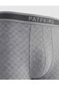 Bóxer Trunk Con Elástico Contramarcado X1 Para Hombre Gris Patprimo de Patprimo