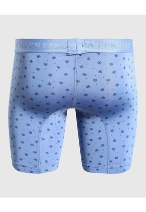 Bóxer Medio Estampado X1 Para Hombre Azul Patprimo