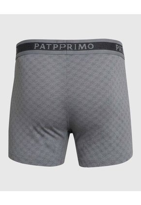 Bóxer Trunk Con Elástico Contramarcado X1 Para Hombre Gris Patprimo