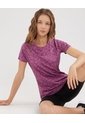 Camiseta Estampada  Para Mujer Morado Patprimo de Patprimo