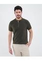 Polo Para Hombre Cuello Mao Sin Bolsillo Color Verde Marca Patprimo #44112738 de Patprimo