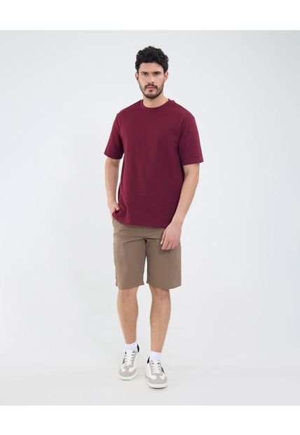 Bermuda Para Hombre Jogger Largo Color Café Marca Patprimo #44100512
