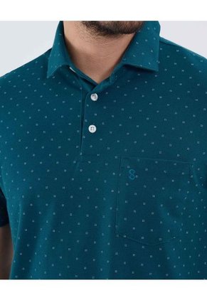 Polo Para Hombre Cuello Maquina Con Bolsillo Color Verde Marca Patprimo #44112736