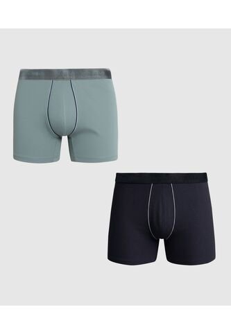 Boxer X2 Para Hombre Filete Medio Color Negro Marca Patprimo #44000527 Patprimo