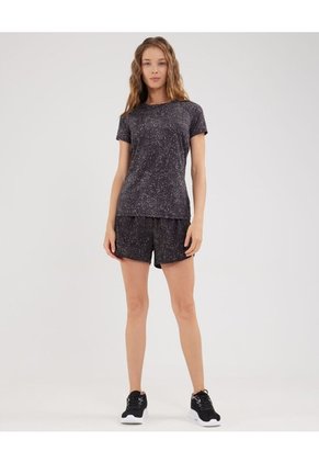 Camiseta Estampada Para Mujer Negro Patprimo
