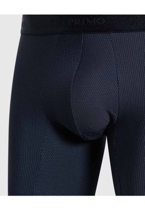 Bóxer Medio Con Micropuntos  X1 Para Hombre Azul Patprimo