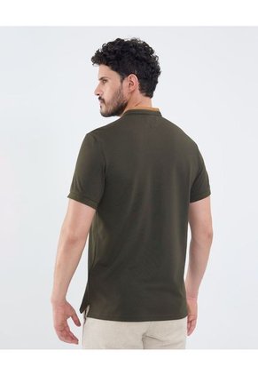 Polo Para Hombre Cuello Mao Sin Bolsillo Color Verde Marca Patprimo #44112738