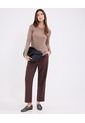 Pantalón Para Mujer Moda Color Café Marca Patprimo #30072026 de Patprimo