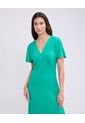 Vestido Para Mujer M/C Largo Color Verde Marca Patprimo #30171031 de Patprimo