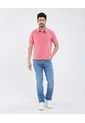 Polo Para Hombre Cuello Maquina Con Bolsillo Color Rosa Marca Patprimo #44112699 de Patprimo