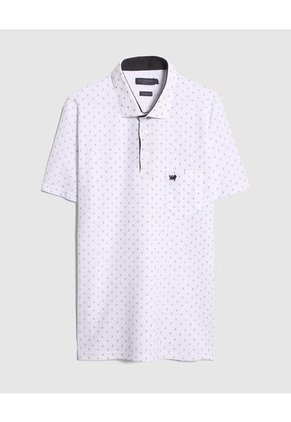 Polo Para Hombre Cuello Maquina Con Bolsillo Color Blanco Marca Patprimo #44112591