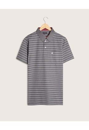 Polo Para Hombre Cuello Maquina Con Bolsillo Color Negro Marca Patprimo #44111106